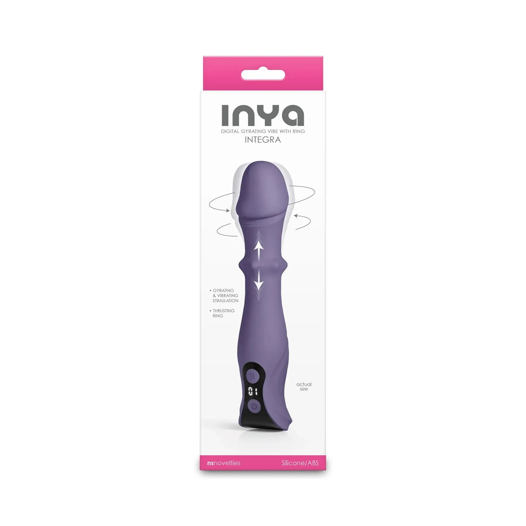 фото Вібратор NS Novelties INYA - Integra - Gray