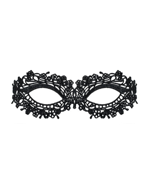 Мереживна маска Obsessive A710 mask, єдиний розмір, чорна