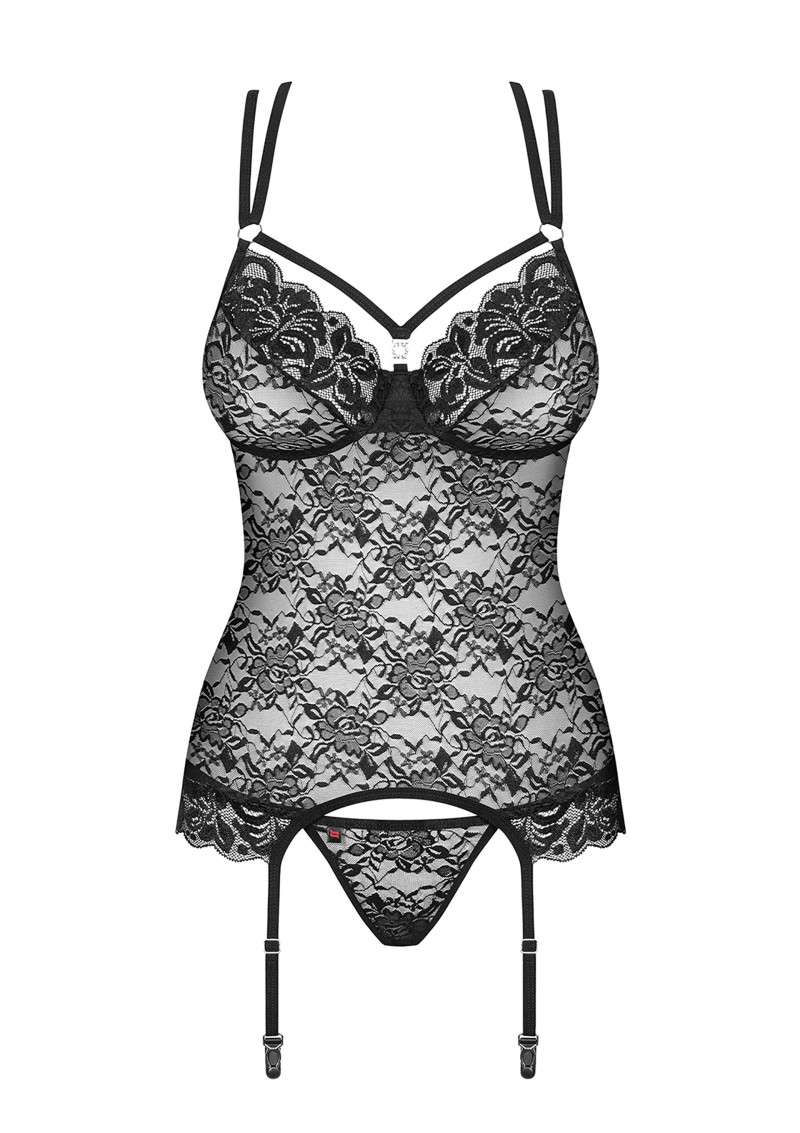 фото Корсет Underwire Teddy Black S/M