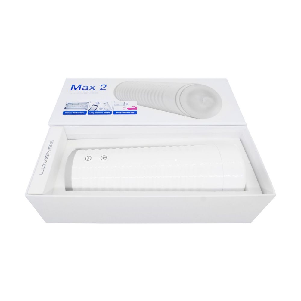фото Смарт мастурбатор Lovense MAX 2 з вібрацією і стискаючим каналом
