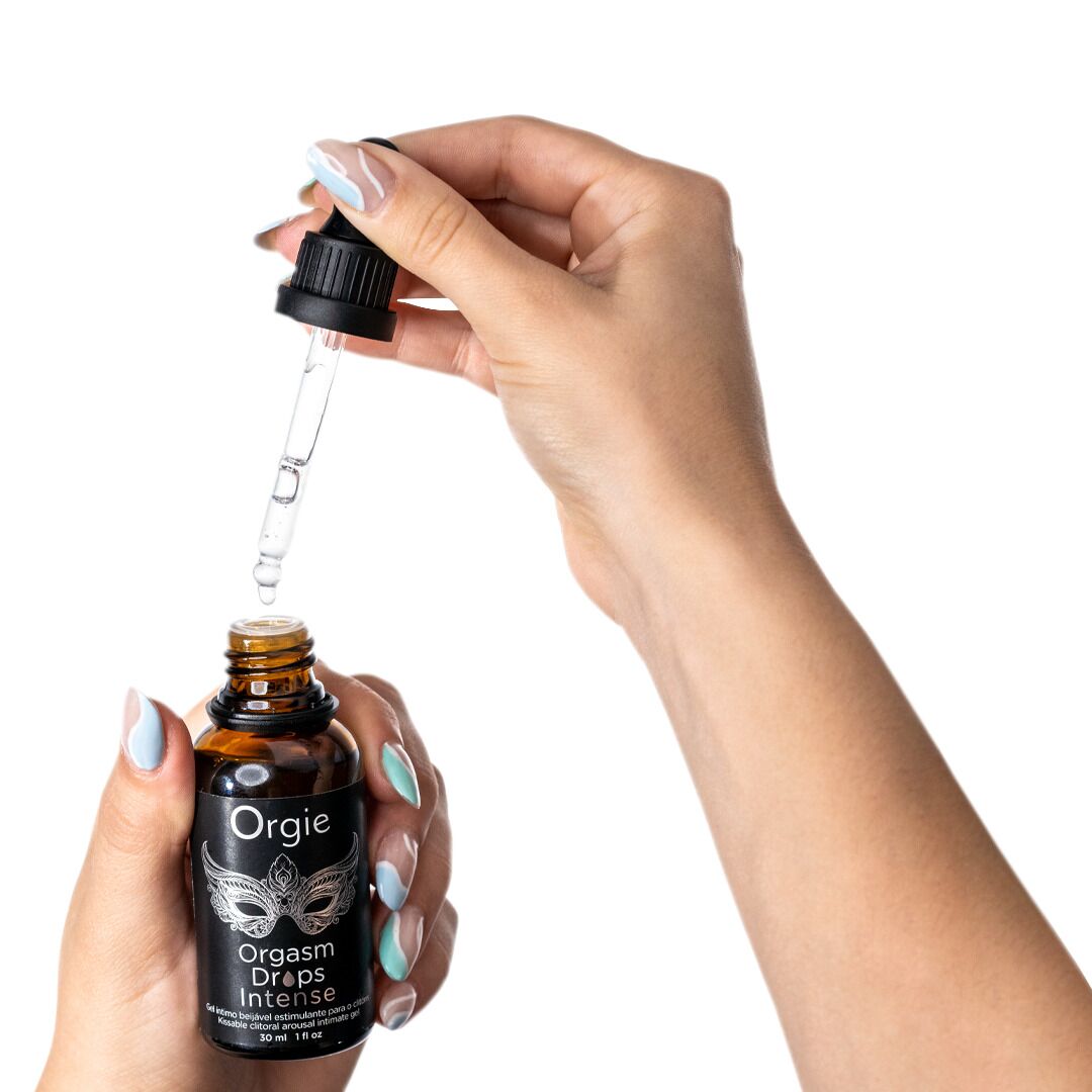 фото Краплі для клітора Orgie Orgasm Drops Intense, 30 мл, тепло-холод