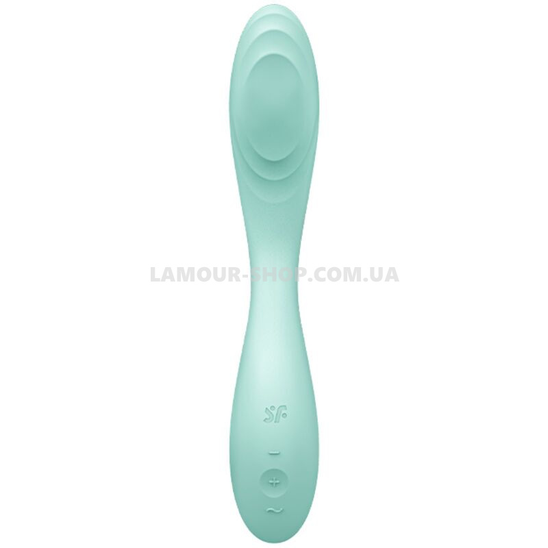 фото Вібратор із перловою стимуляцією точки G Satisfyer Rrrolling Pleasure Mint