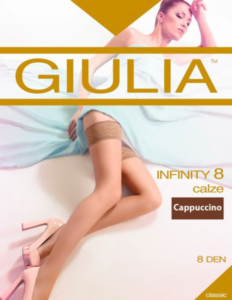 Чулки GIULIA INFINITY 8 calze-glace L