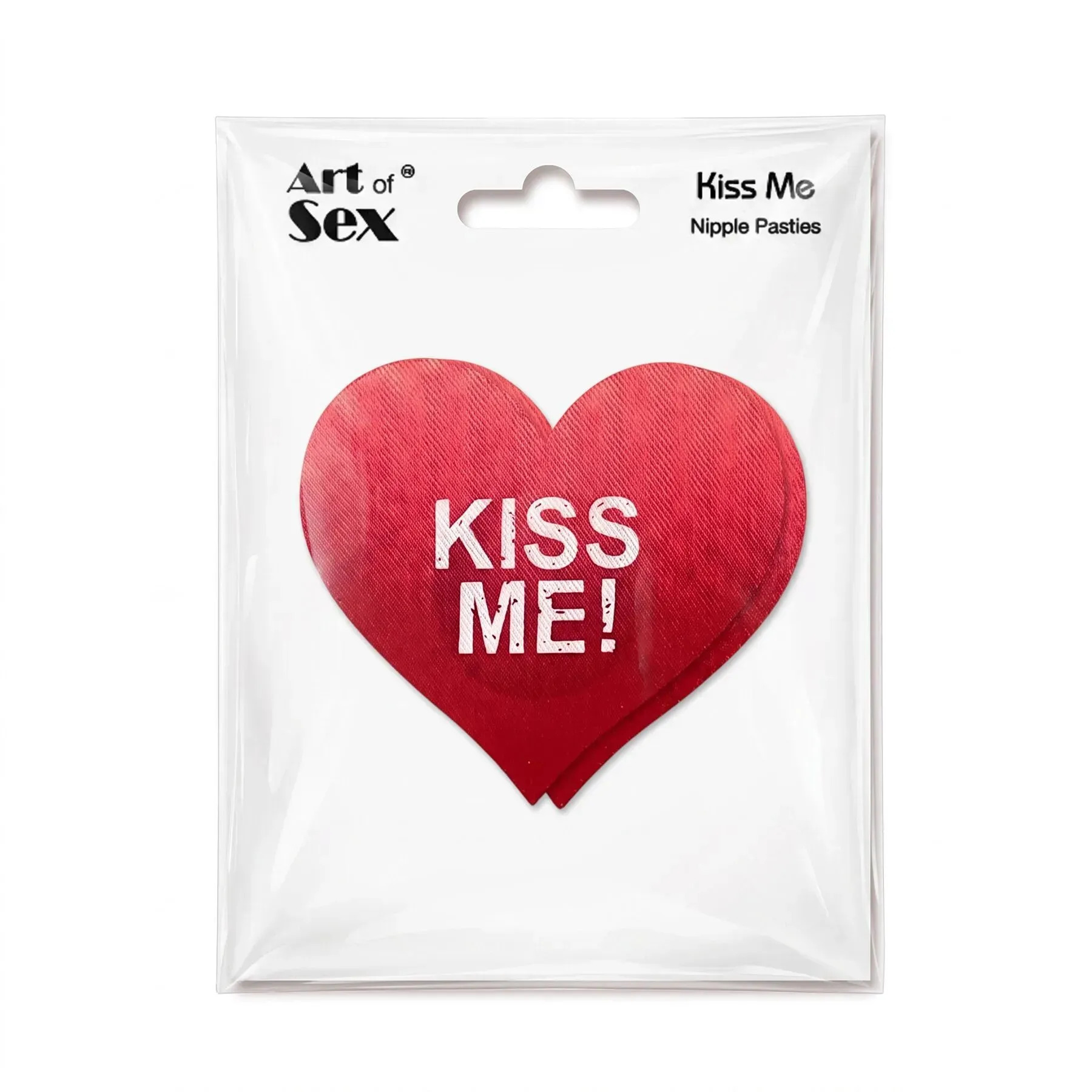 фото Пестис-сердечка Art of Sex - Kiss me, червоний