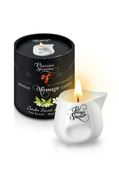 Массажная свеча Plaisirs Secrets White Tea 80 мл