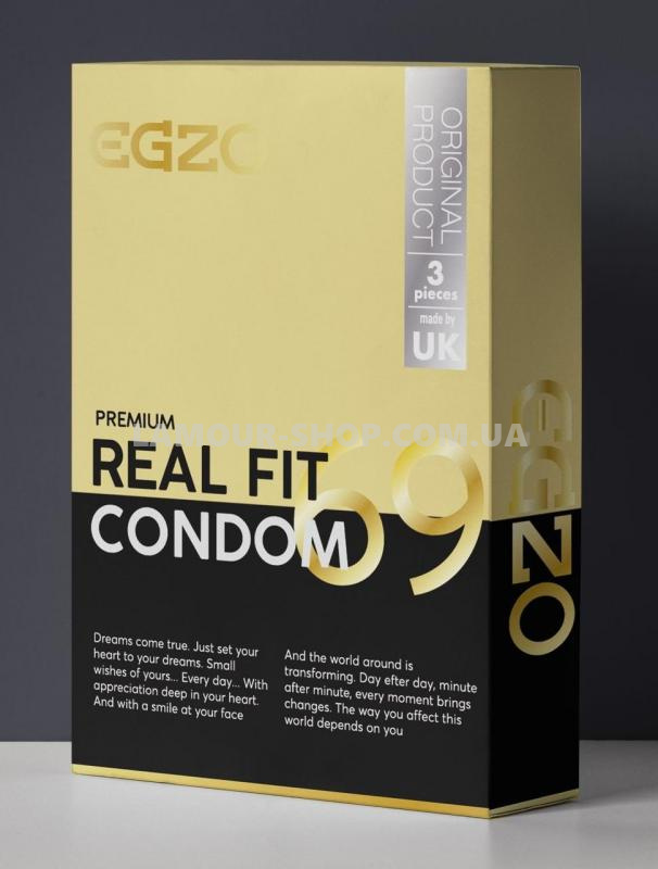 фото Анатомические презервативы Egzo Real fit №3