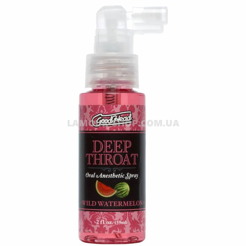 фото Спрей для мінету Doc Johnson GoodHead DeepThroat Spray - Watermelon 59 мл