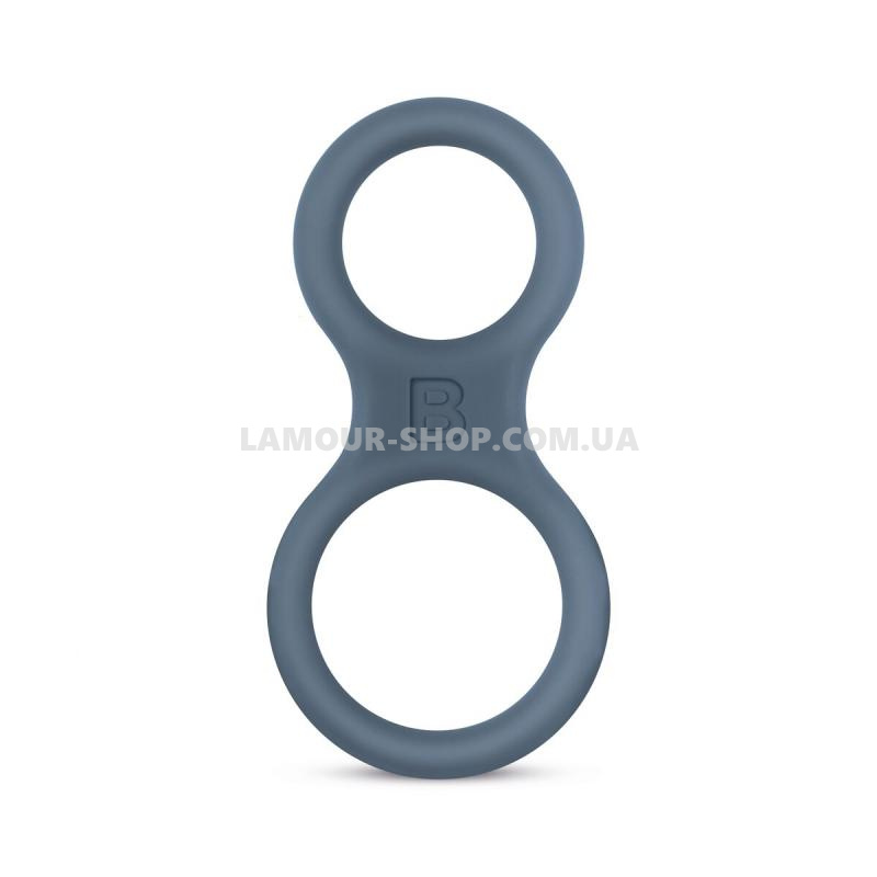 фото Ерекційне кільце Boners Classic Cock & Ball Ring - Grey