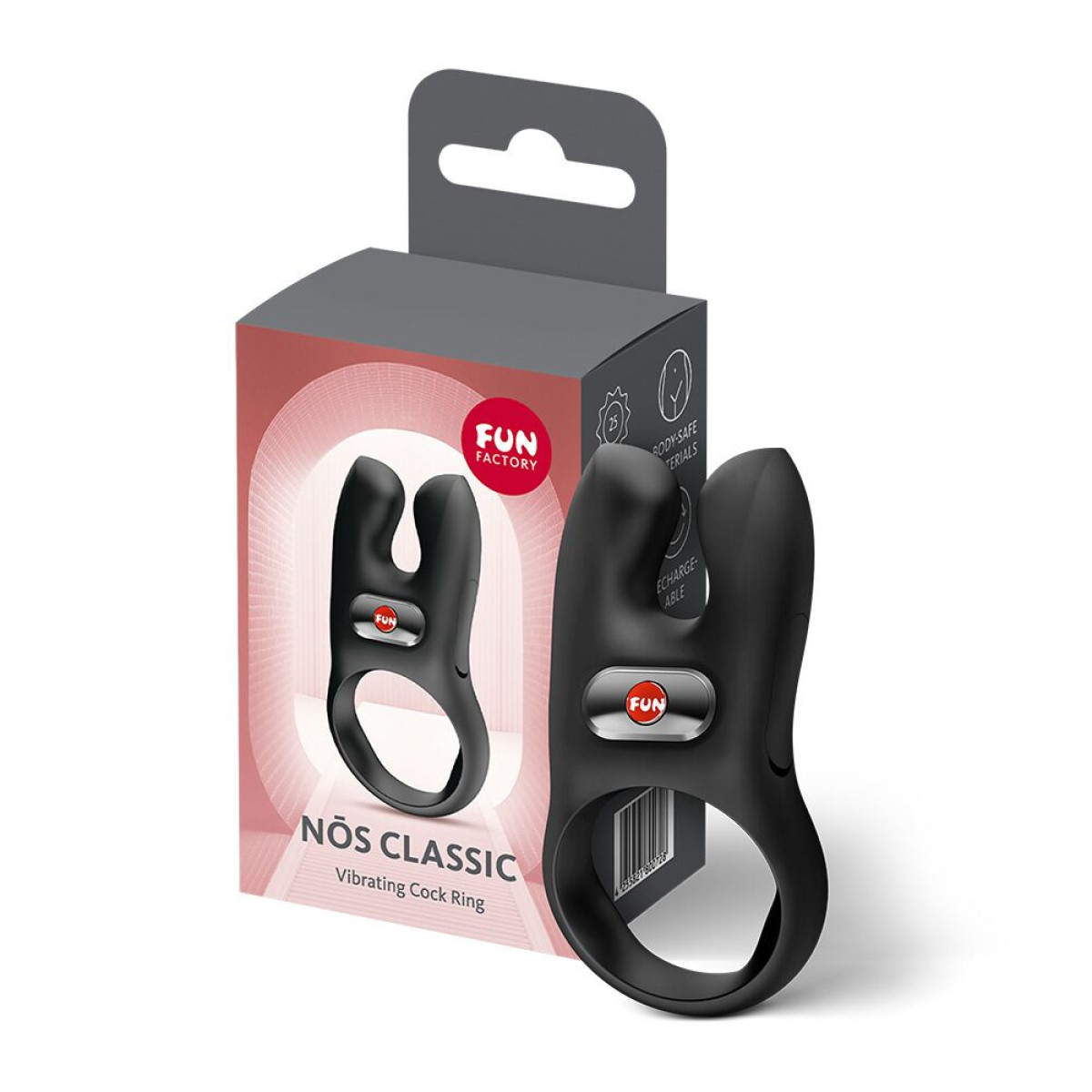 фото Ерекційне віброкільце  Fun Factory NŌS CLASSIC Black, 