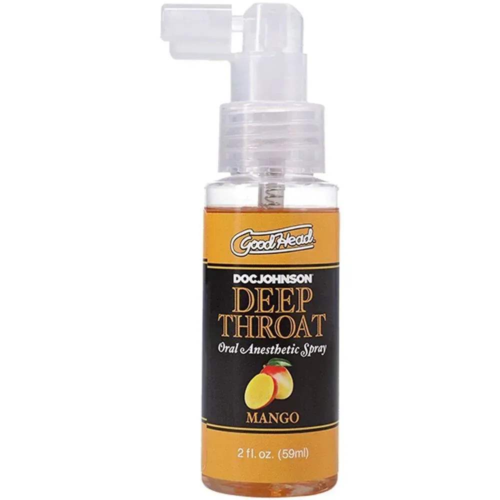 фото Спрей для мінету  Doc Johnson GoodHead DeepThroat Spray - Mango 59 мл 