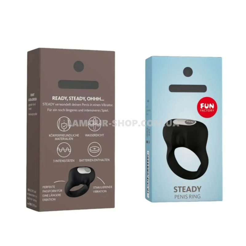 фото Ерекційне віброкільце  Fun Factory Steady