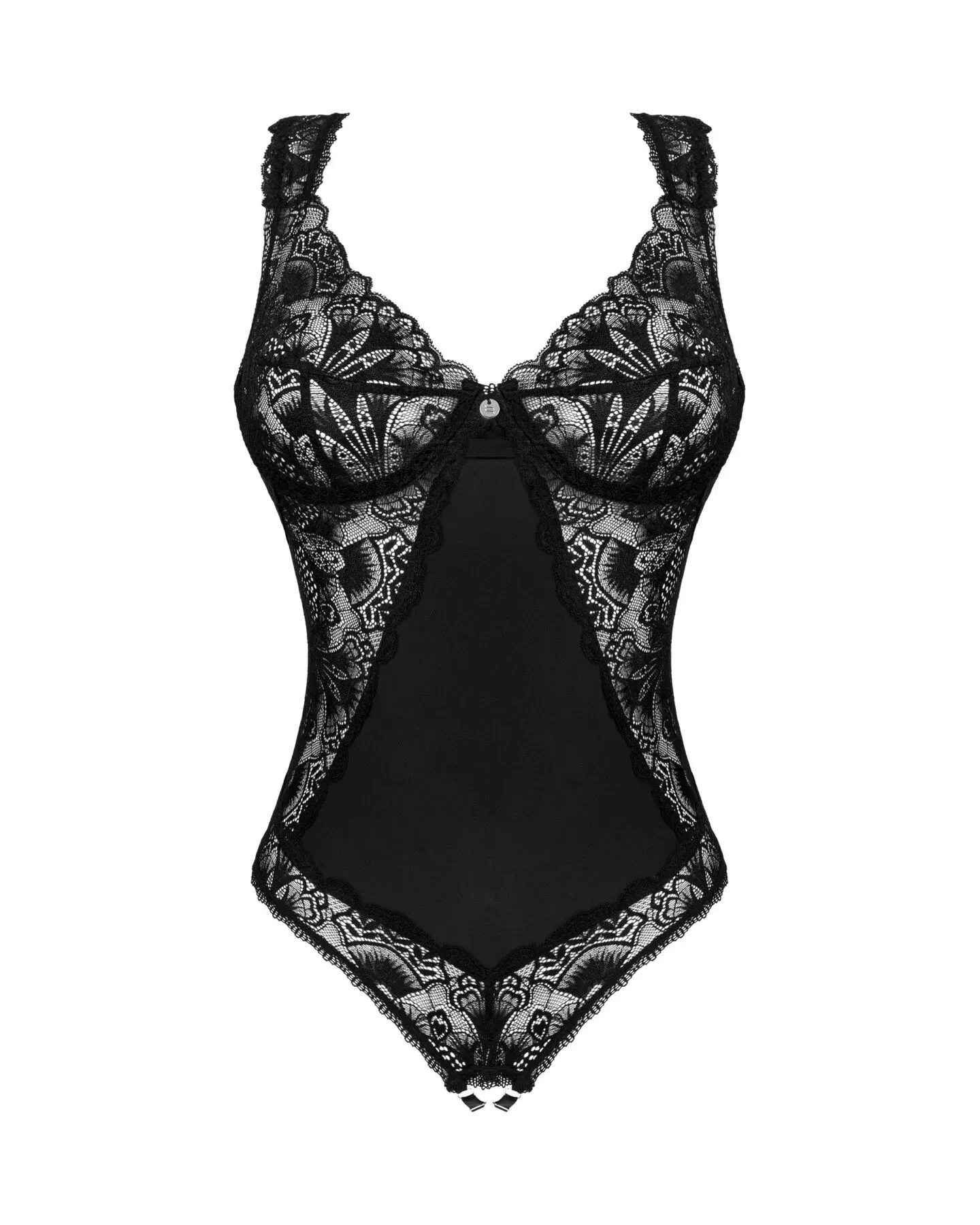 фото Боді Obsessive Donna Dream crotchless teddy XS/S Black