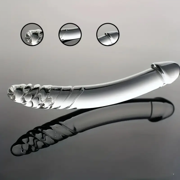 Подвійний скляний ділдо