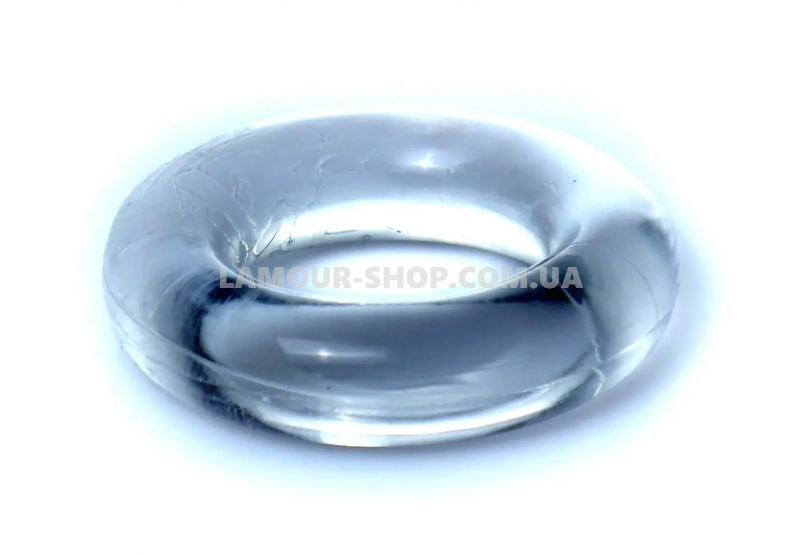 Кільце ерекційне BOSS Cockring Clear фото фото Кільце ерекційне BOSS Cockring Clear