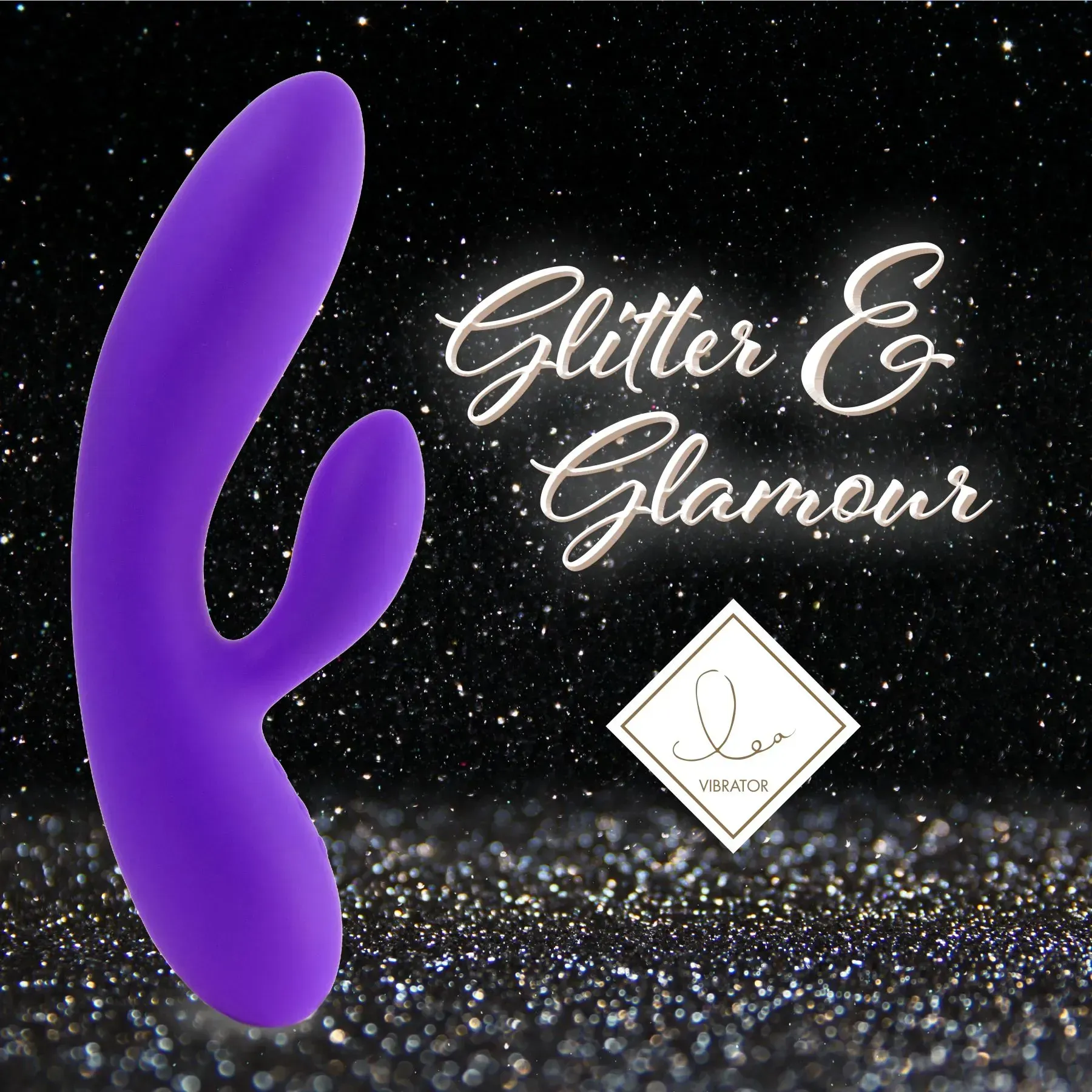 фото Вібратор кролик з двома моторами FeelzToys Lea Rabbit Vibrator Medium Purple