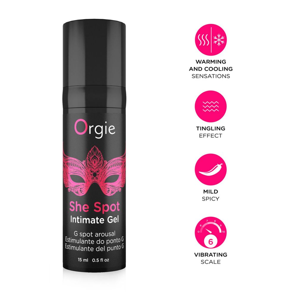 фото Гель для стимуляції точки G Orgie She Spot Intimate Gel, 15 мл, тепло-холод