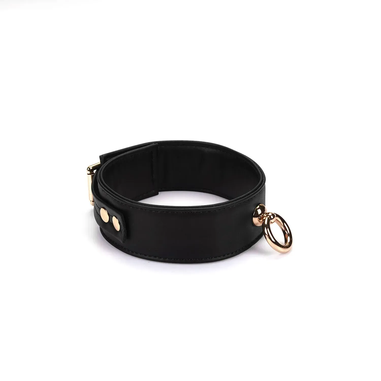 фото Нашийник з повідцем  Liebe Seele Black Organosilicon Collar with Leash