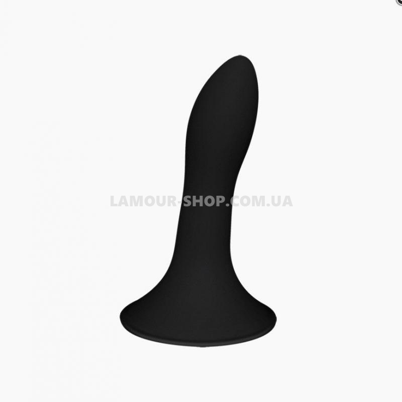 фото Фалоімітатор Adrien Lastic Hitsens 5 Black, для страпону, діаметр 2,4 см