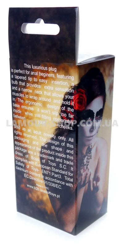 фото Анальний затор Boss Series - Jewellery Red Gold PLUG Rose S