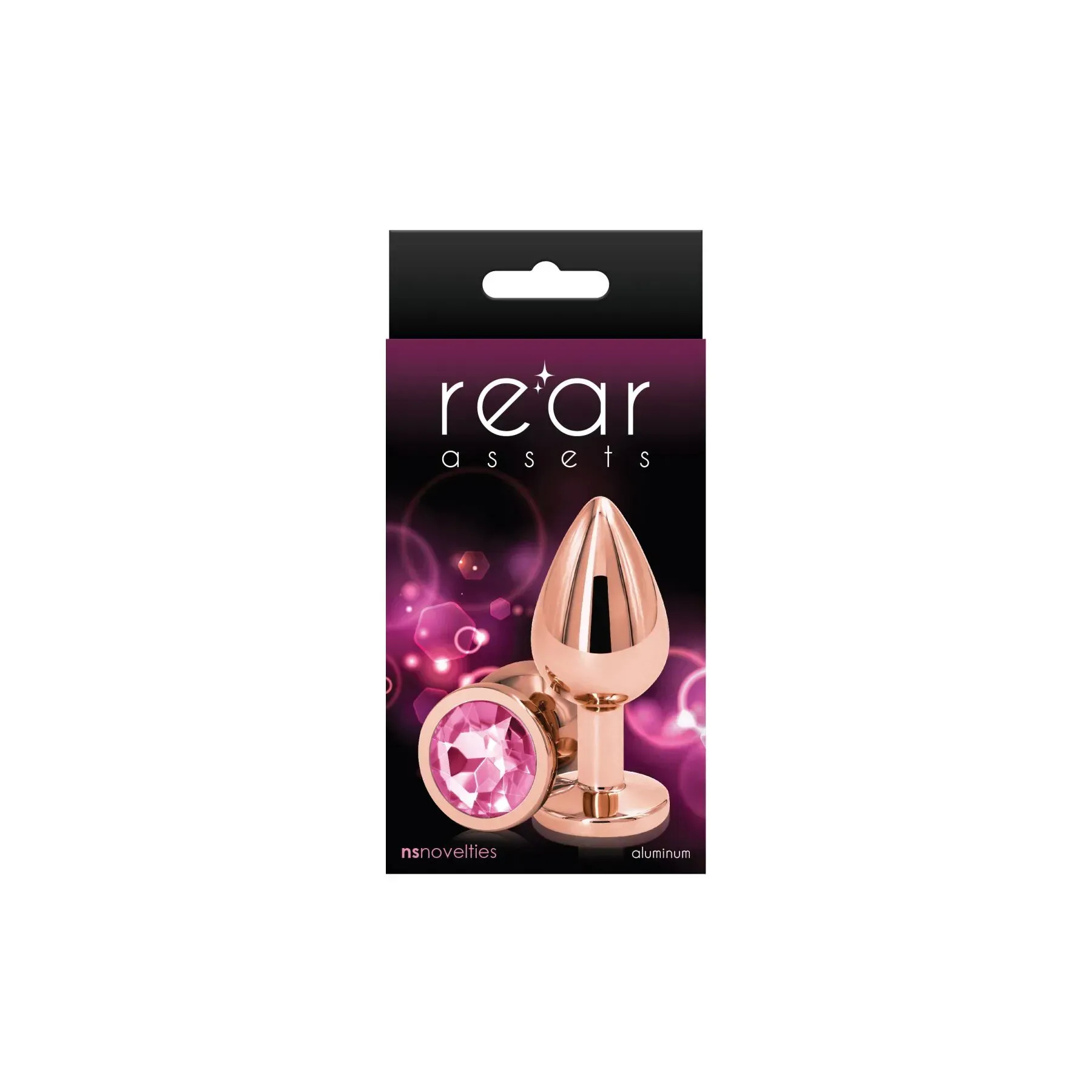 фото Анальна пробка NS Novelties Rear Assets - Rose Gold - Medium - Pink