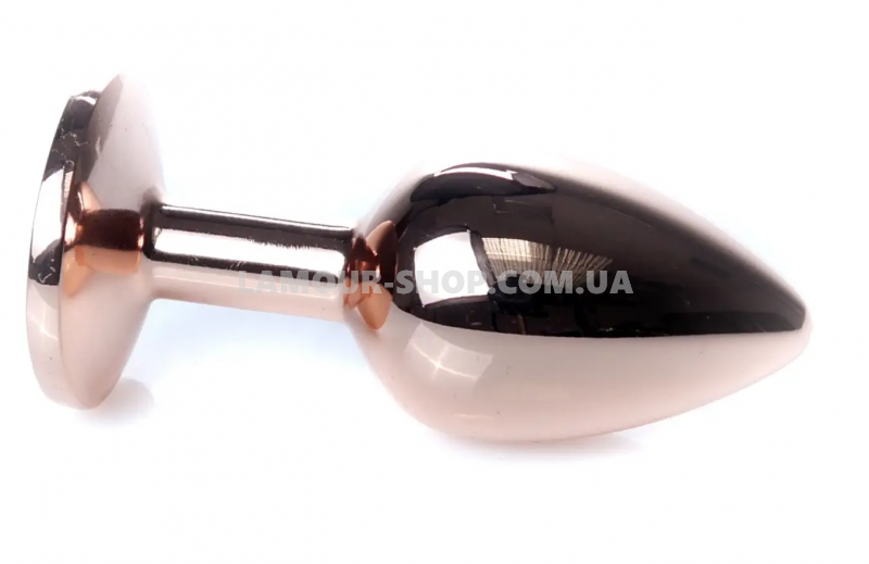 фото Анальний затор Boss Series - Jewellery Red Gold PLUG Rose S