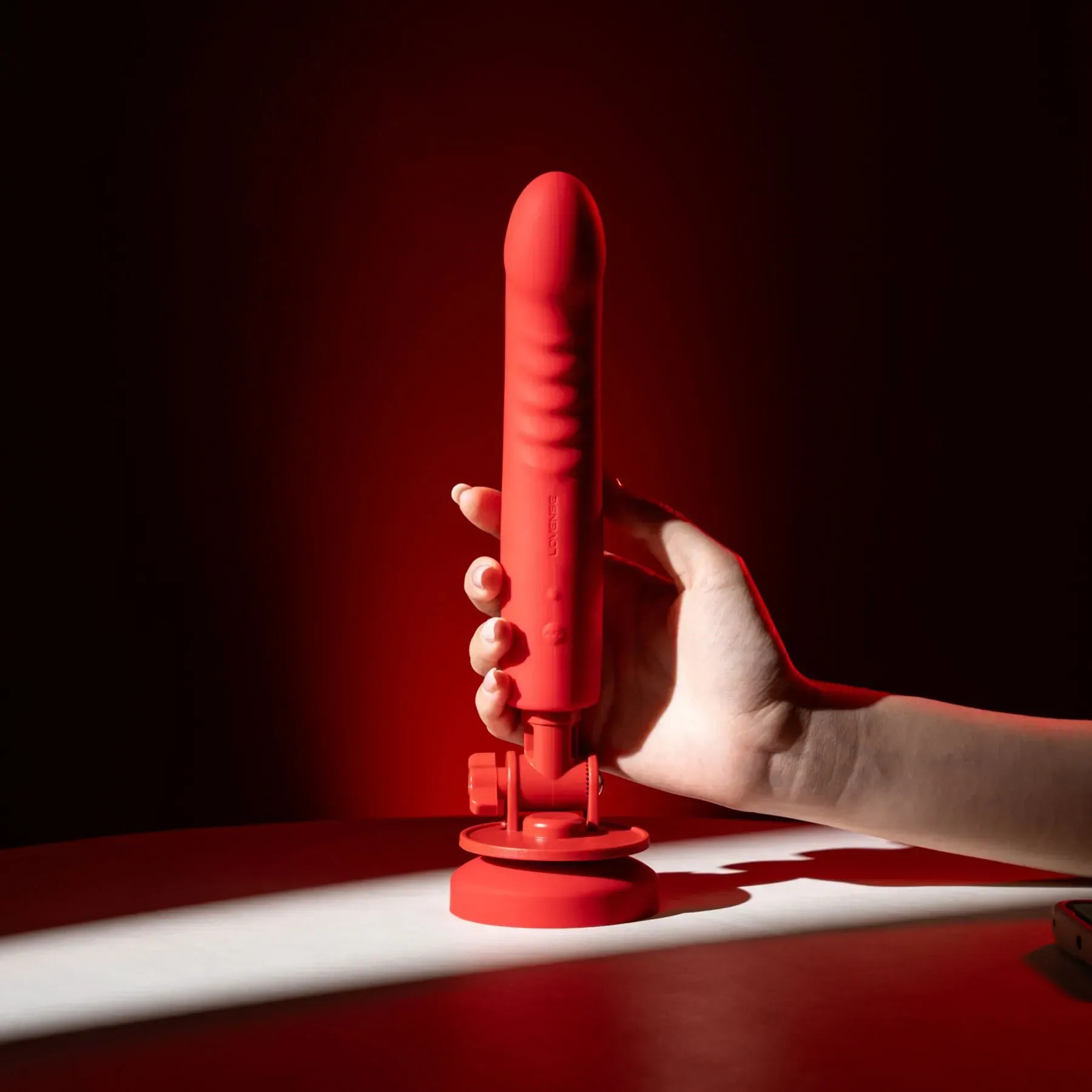 фото Смарт-міні секс-машина Lovense Mission 2 Vibrating suction cup dildo