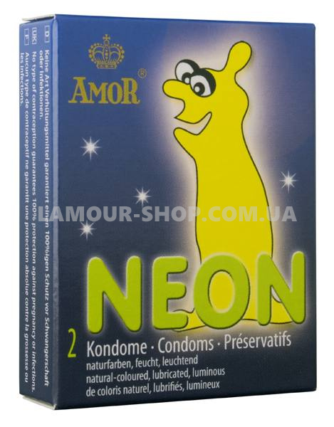 фото Презервативы Amor Neon 2 шт