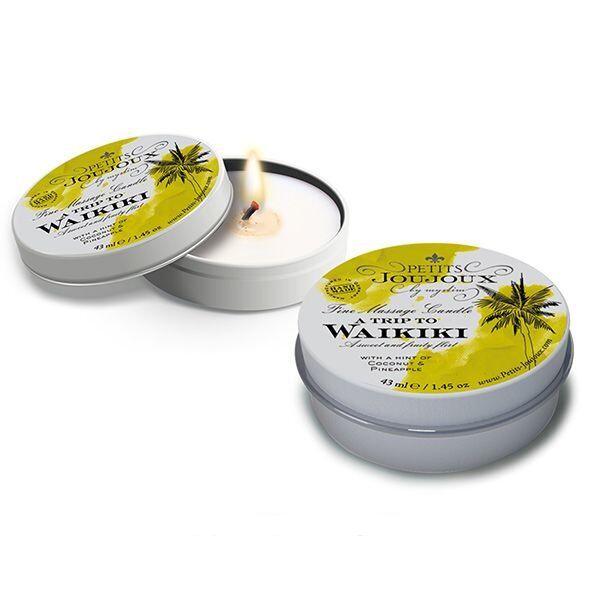 фото Масажна свічка Petits Joujoux - Waikiki Beach - Coconut and Pineapple (43 мл)