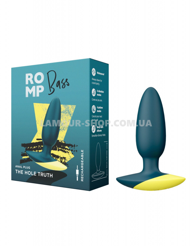 фото Анальна вібропробка Romp BASS