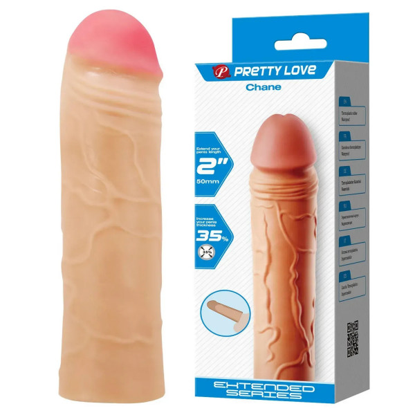 Насадка презерватив Pretty Love - Chane 2"(50 mm) Extended Series