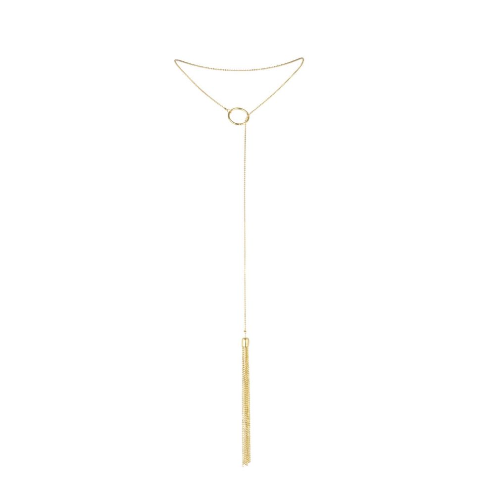 фото Цепочка для тела Bijoux Indiscrets Magnifique Tickler Pendant Chain - Gold