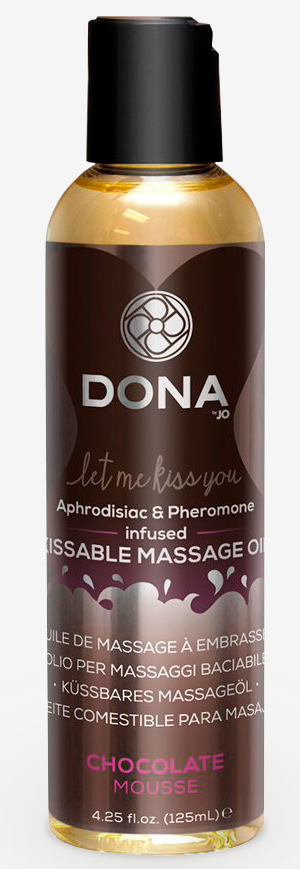 фото Массажное масло Dona Kissable Massage Oil Chocolate Mousse 110 мл