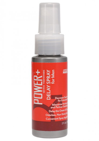 Потужний пролонгатор Doc Johnson Power+ with Yohimbe Delay Spray (59 мл)