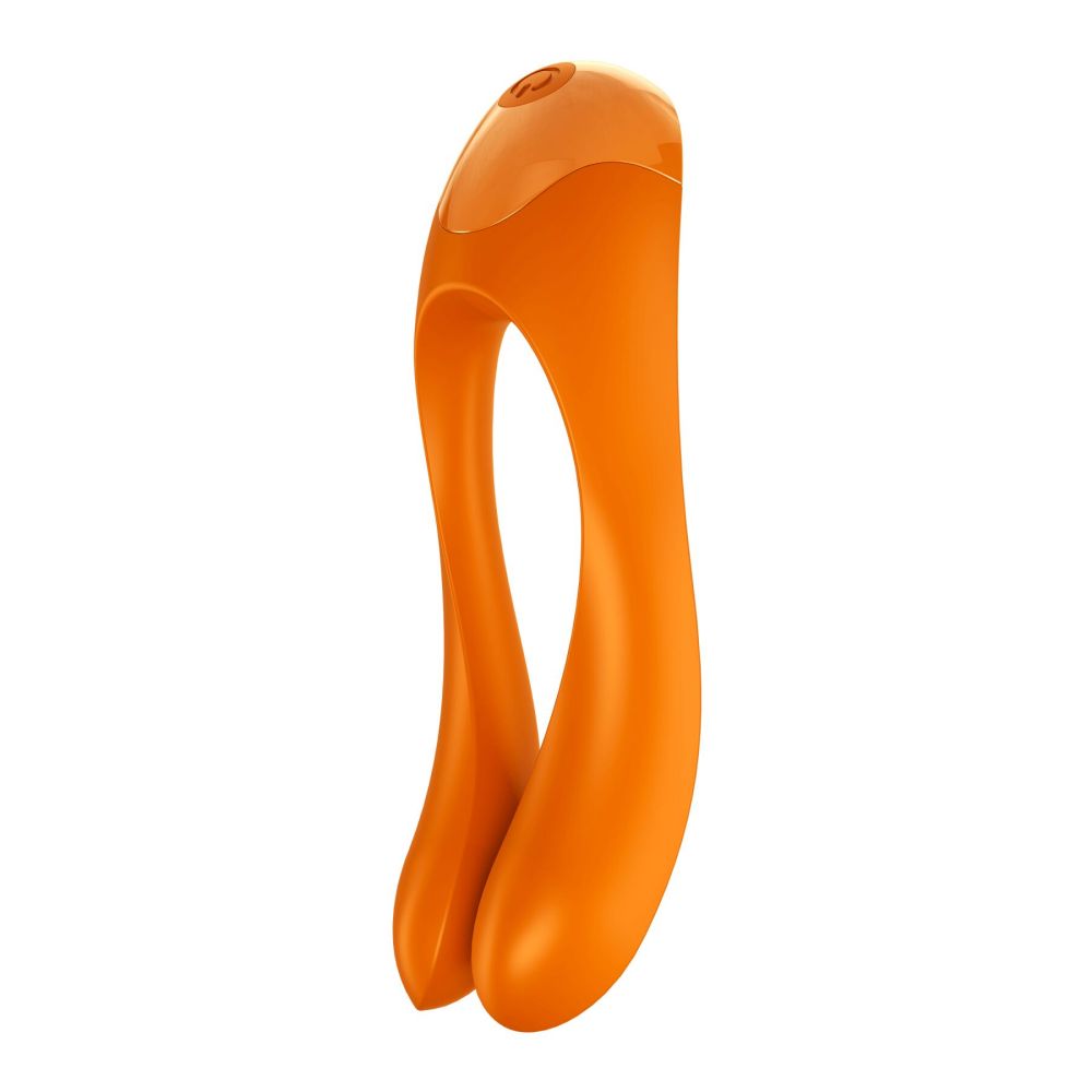 фото Вібратор на палець Satisfyer Candy Cane Orange