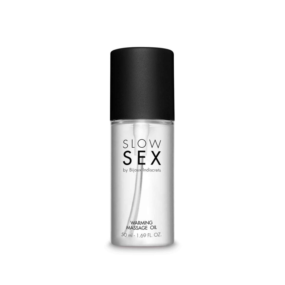 фото Розігріваюча їстівна масажна олія Bijoux Indiscrets SLOW SEX