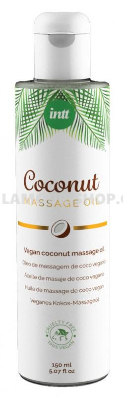 фото Масажна олія Intt Coconut Vegan (150 мл)