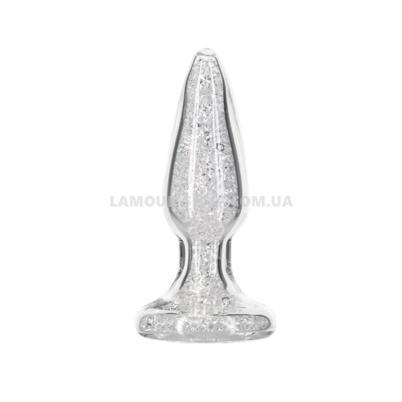 фото Скляна анальна пробка Pillow Talk – Fancy - Luxurious Glass Anal Plug