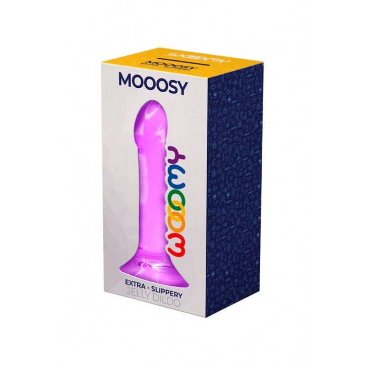 фото Ділдо Wooomy Mooosy, сумісний з трусиками для страпона, довжина 18 см
