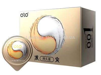 Презерватив з гіалуроновою кислотою, зігріваючим та охолоджуючим ефектом 1шт