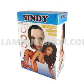фото Лялька "SINDY 3D" із вставкою з кібершкіри та вібростимуляцією