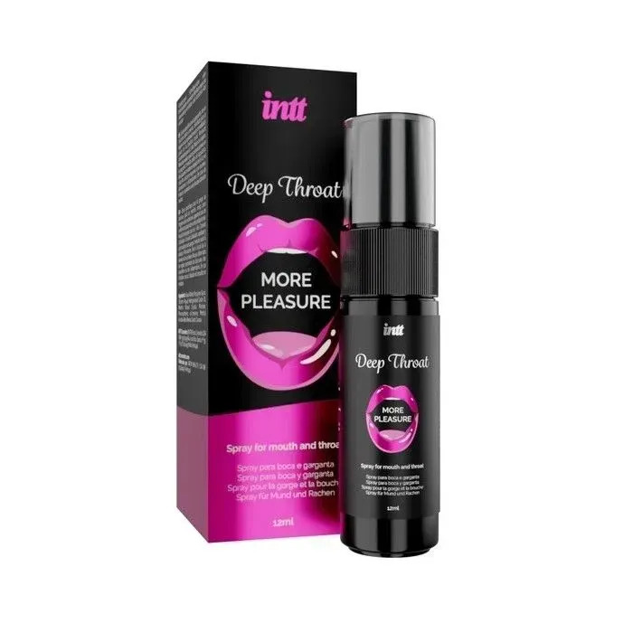 фото Спрей для глибокого мінету Intt Deep Throat Oral Spray Strawberry (12 мл)
