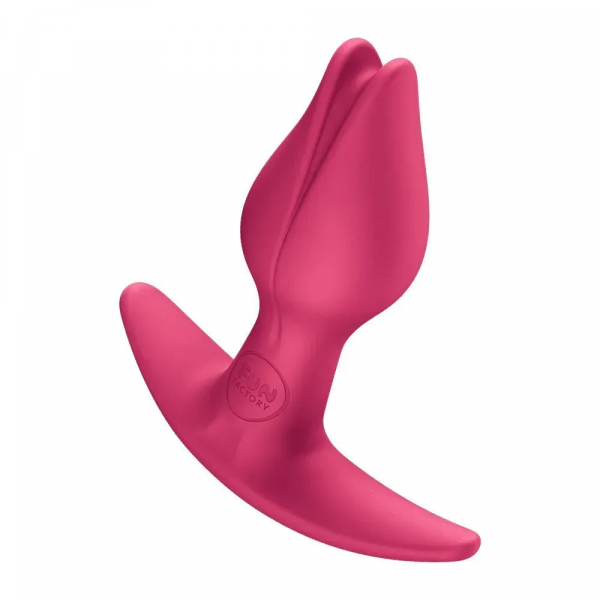 Анальна пробка Fun Factory BOOTIE FEM Black, у вигляді бутона, РОЖЕВА