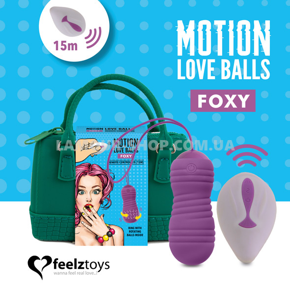 фото Вибратор FeelzToys Remote Controlled Motion Love Balls Foxy