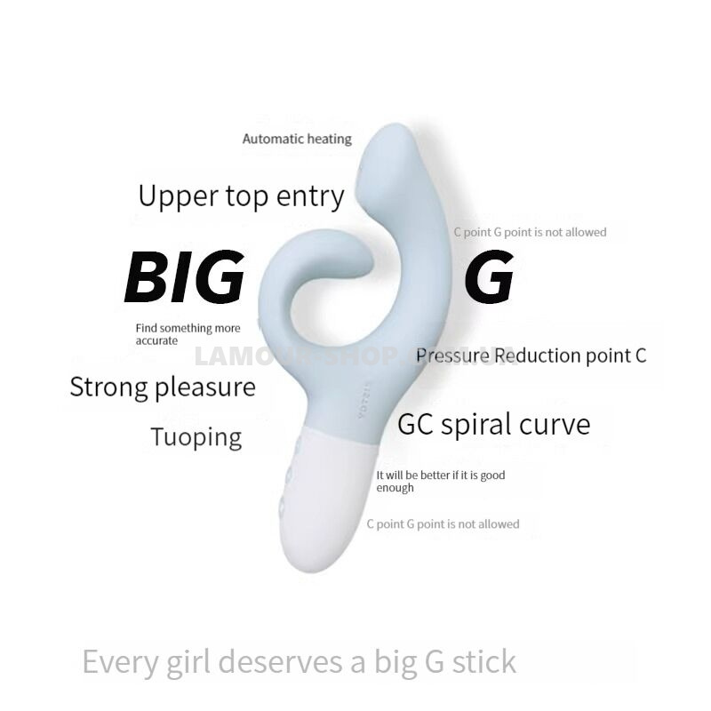 фото Вібратор-кролик для точки G KISTOY Big G, вигнутий відросток