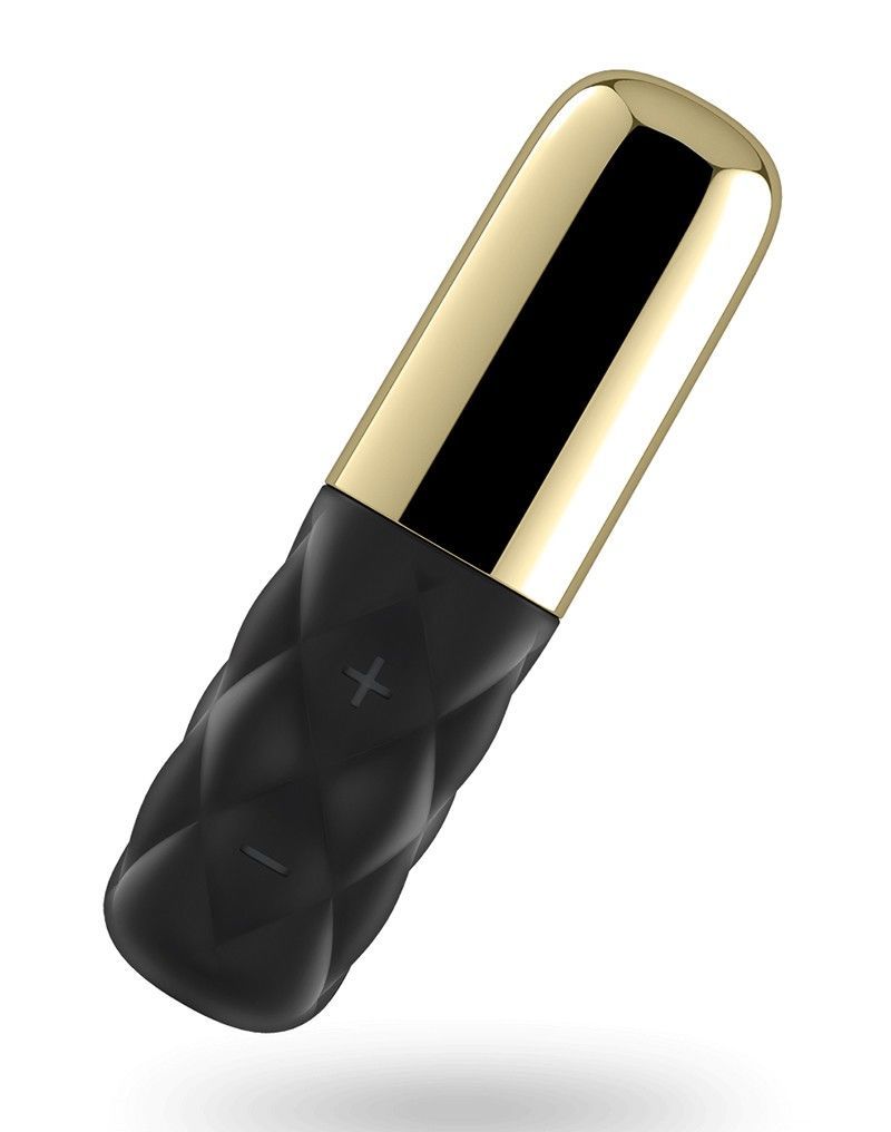 фото Потужний міні-вібратор Satisfyer Mini Lovely Honey Gold зі знімним ковпачком