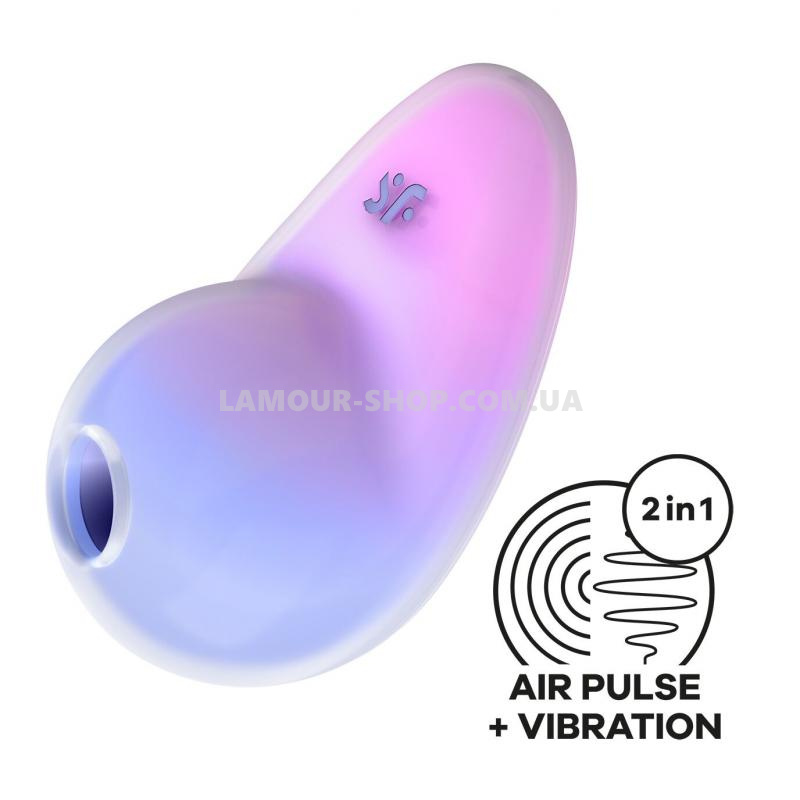 фото Вакуумний вібратор Satisfyer Pixie Dust Violet/Pink