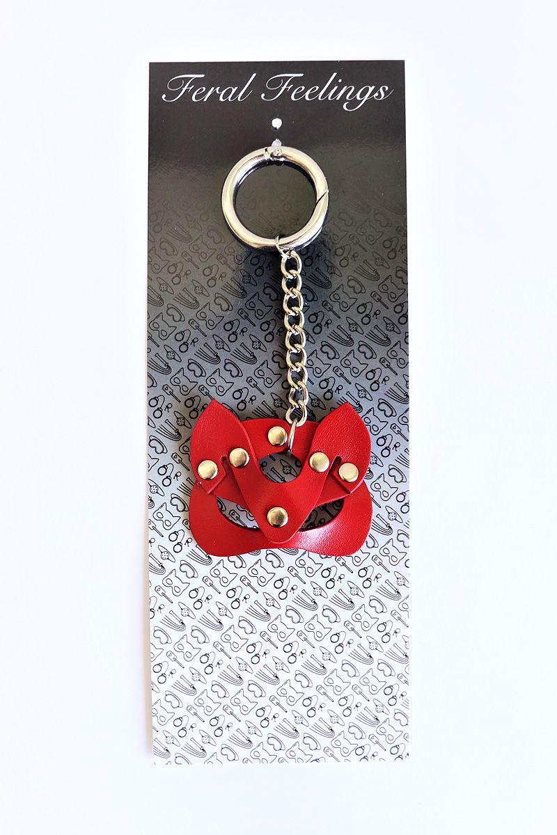 фото Брелок Кішечка Червоний