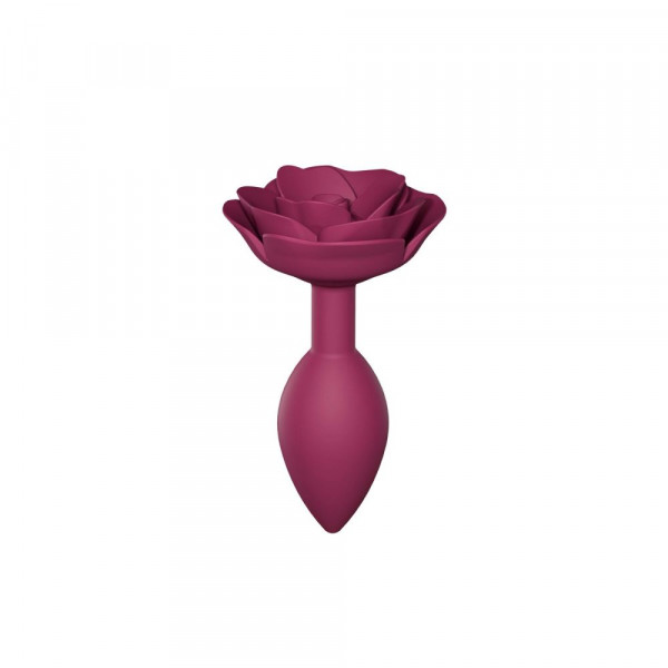 Силиконовая анальная пробка Love To Love OPEN ROSES M SIZE - PLUM STAR