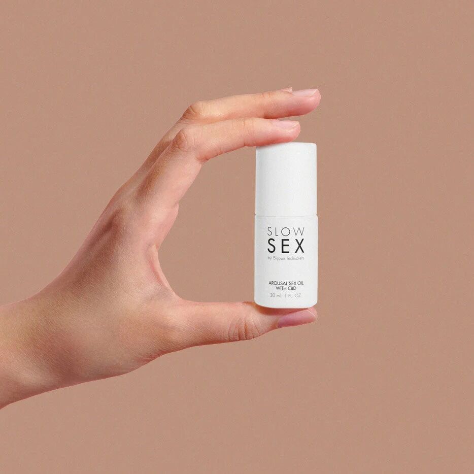 фото Стимулятор клітора Bijoux Indiscrets SLOW SEX Arousal Sex Oil CBD