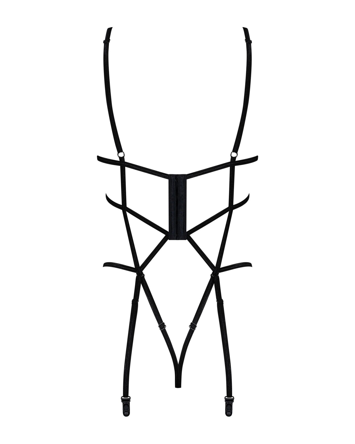 фото Портупея Obsessive Badossa crotchless teddy S/M